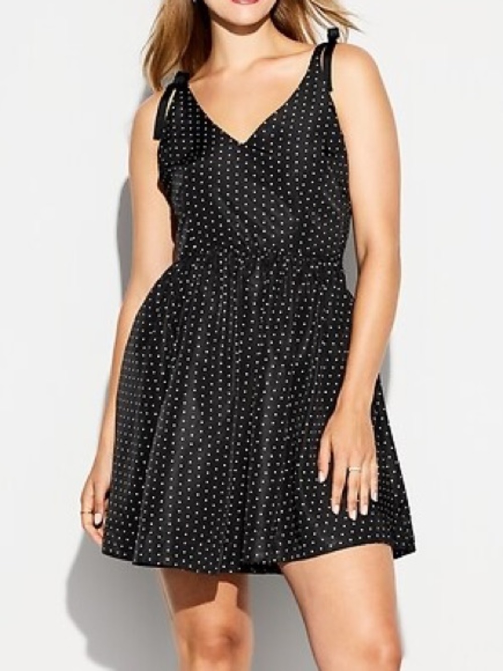The Occasion by Old Navy Fit and Flare Tafetta Mini Dress